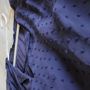 Navy Blue Blouse - S